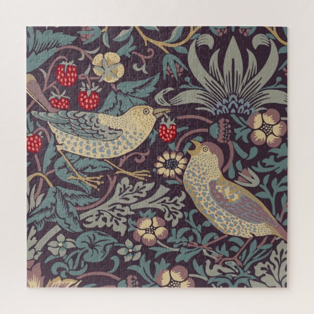 Puzzle William Morris Strawberry Thief (Vertical)