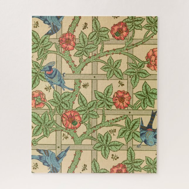 Puzzle William Morris Trellis Design classique de papier  (Vertical)