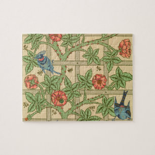 Puzzle William Morris Trellis Design classique de papier