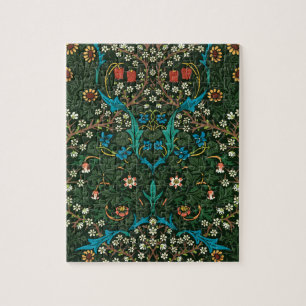 Puzzle William Morris Tulip Motif floral