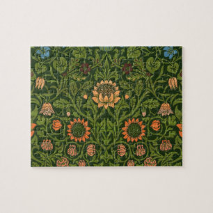 Puzzle William Morris Violet et Columbine Art Rug