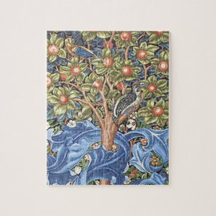 Puzzle William Morris Woodpecker Tapestry