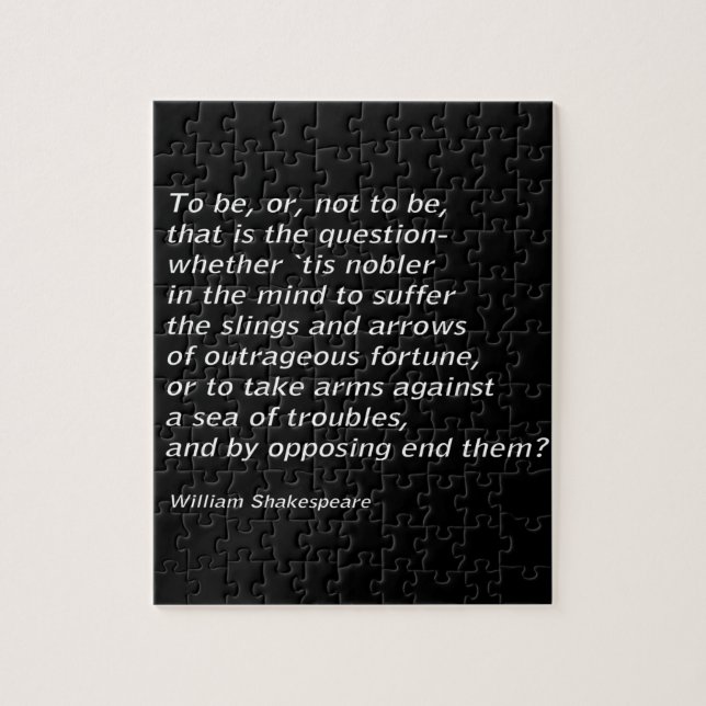 Puzzle William Shakespeare`s "Hamlet" (Vertical)
