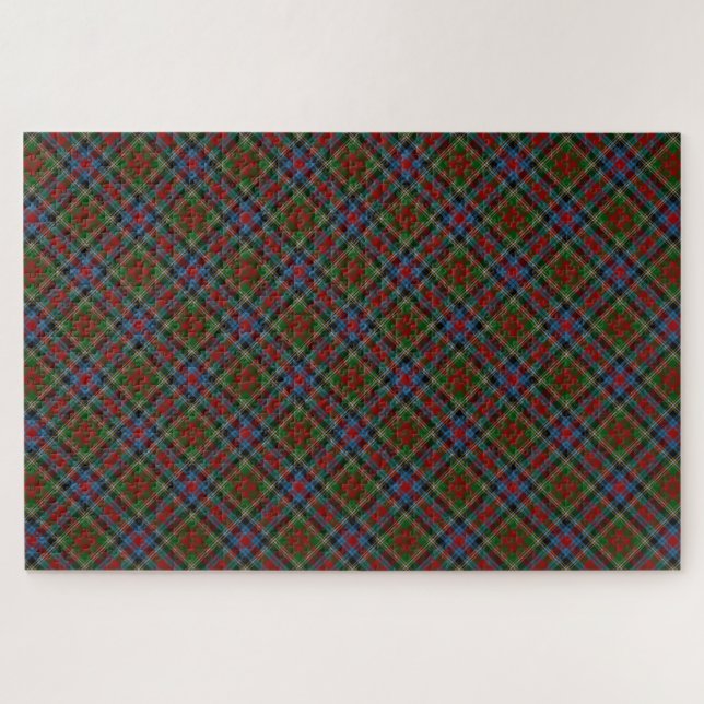 Puzzle William Wilson Sons Tartan Jeu de Table (Horizontal)