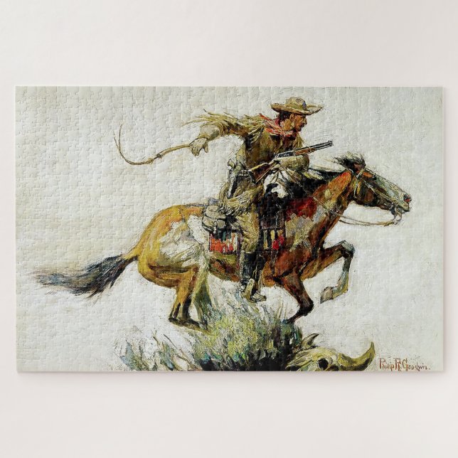 Puzzle « Winchester Horse et Cavalier » de Philip R Goodw (Horizontal)