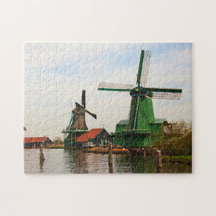 Puzzle Windmills Classic Hollandais Historic Jigsaw Puzzl