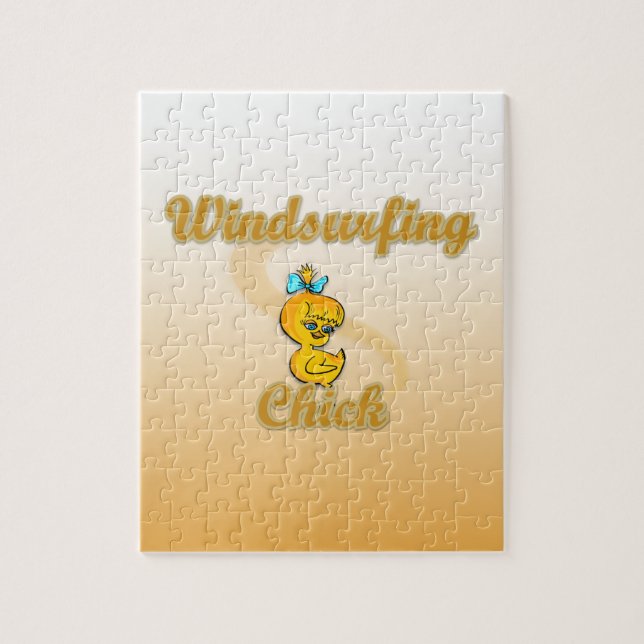 Puzzle Windsurfing Chick (Vertical)