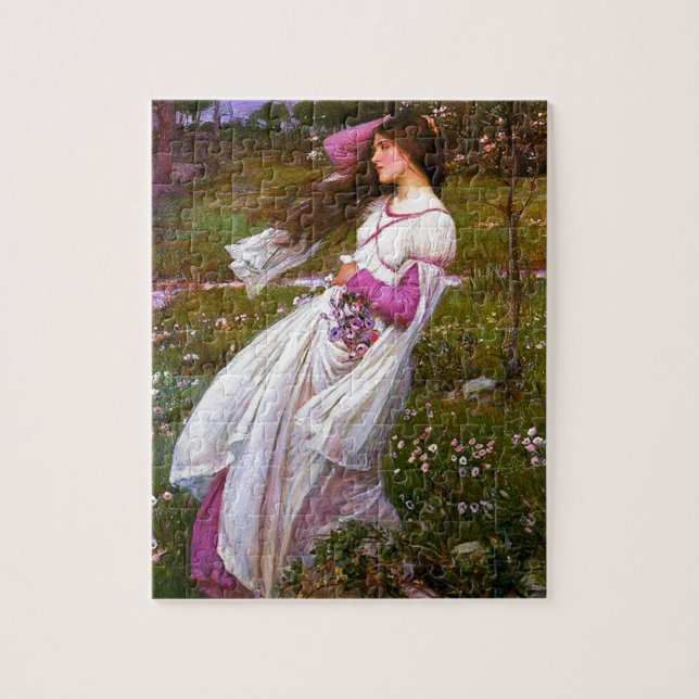 Puzzle Windswept par John William Waterhouse (Vertical)