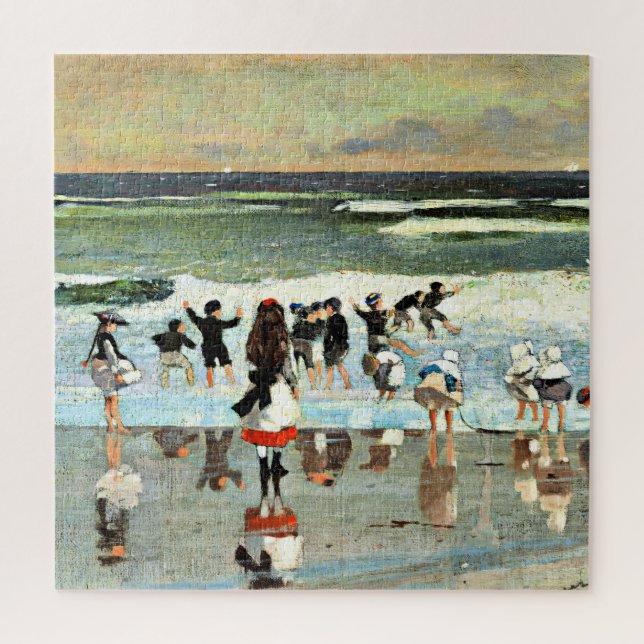 Puzzle Winslow Homer - Scène de plage (Vertical)
