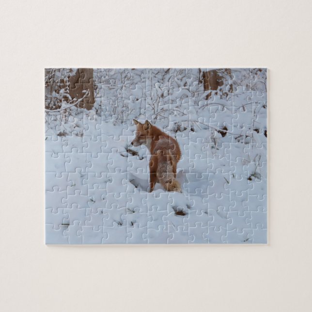 Puzzle Winter Fox (Horizontal)
