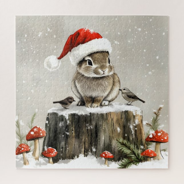 Puzzle Winter Père Noël Bunny Wonderland (Vertical)