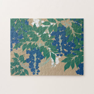 Puzzle Wisteria Kamisaka Sekka japon peinture toile