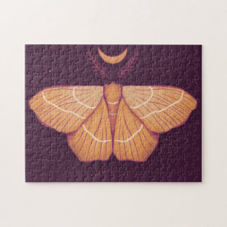 Puzzle Witchy Moth Moon Magique Butterfly Cottagecore