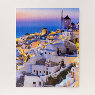 Puzzle with Venin Box Oia, Santorini Greece
