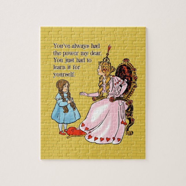 Puzzle Wizard of Oz- Glinda Quote (Vertical)