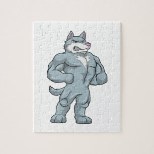 Puzzle Wolf comme Bodybuilder extrême