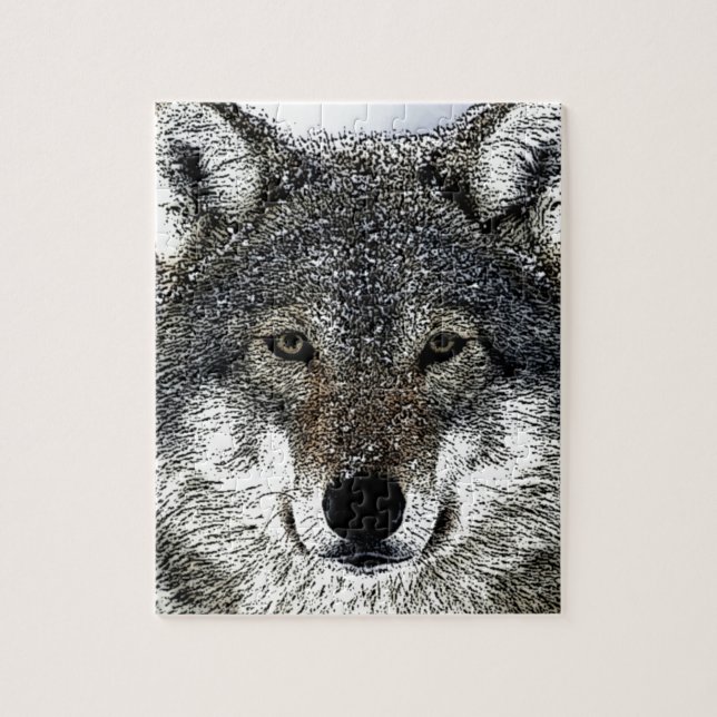 Puzzle Wolf Eyes (Vertical)