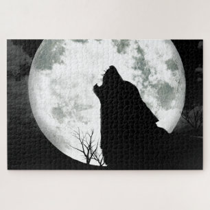 Puzzle Wolf Howling à la Lune