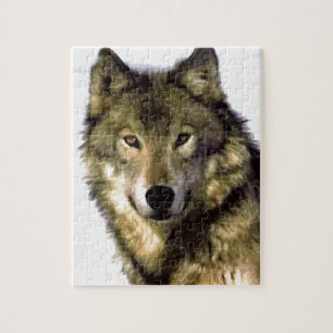 Puzzle Wolf Portrait