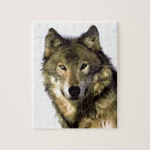 Puzzle Wolf Portrait Animaux sauvages