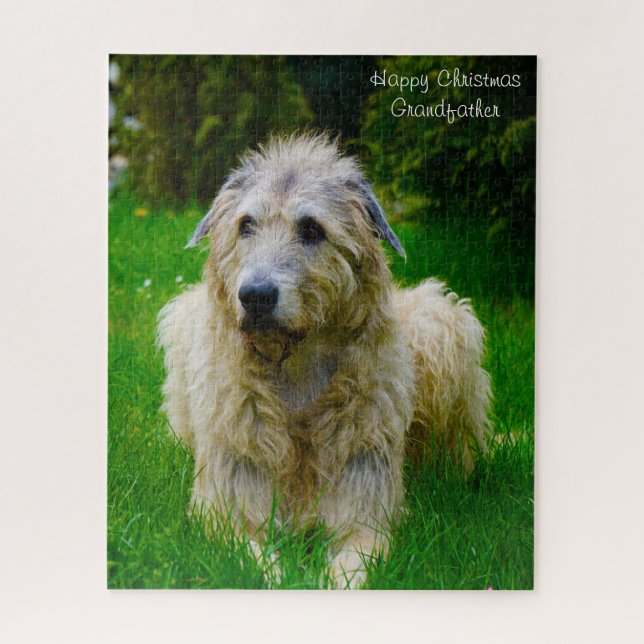 Puzzle Wolfhound irlandais. (Vertical)