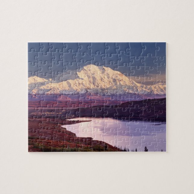 Puzzle Wonder Lake et Mt. Denali au lever du soleil (Horizontal)