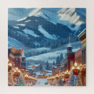 Puzzle Wonderland d'hiver en Crested Butte, Colorado