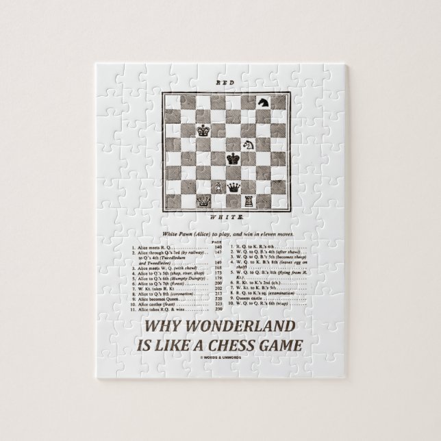 Puzzle Wonderland Is Like A Chess Game (Vertical)