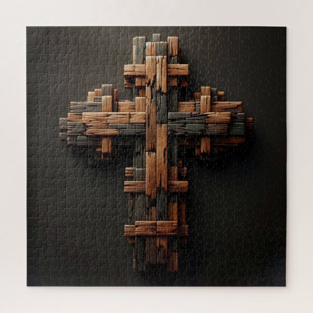 Puzzle Wood Cross (Vertical)
