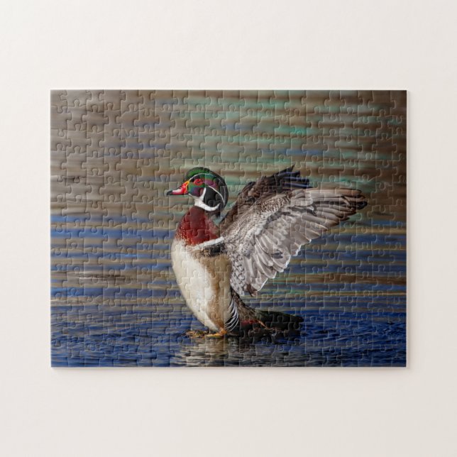 Puzzle Wood Duck (Horizontal)