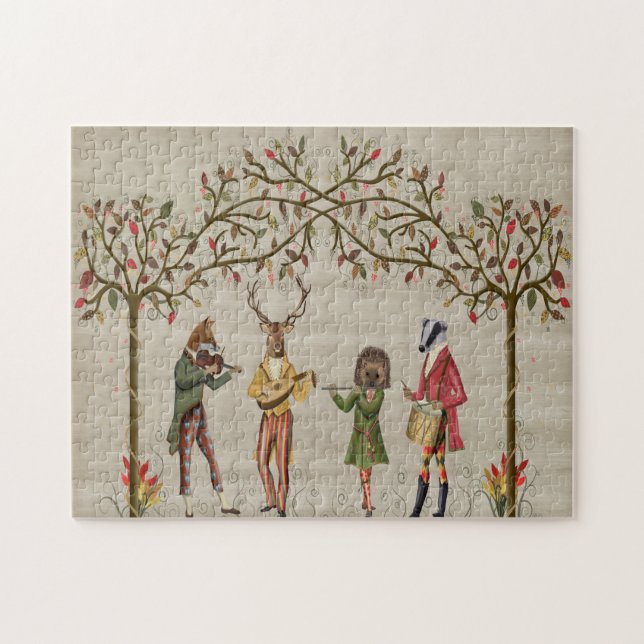 Puzzle Woodland Animaux Minstrel Group (Horizontal)