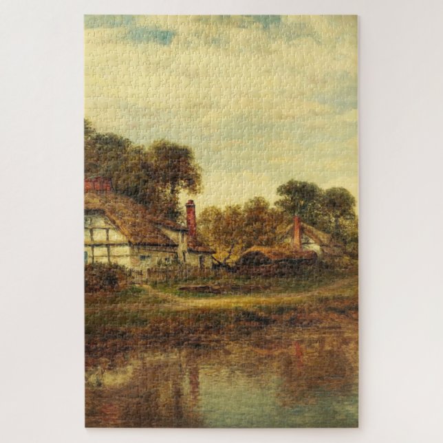 Puzzle Worcester Cottages par le leader Benjamin Williams (Vertical)