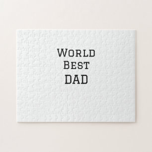 Puzzle World best DAD PÈRE ajouter nom texte sport