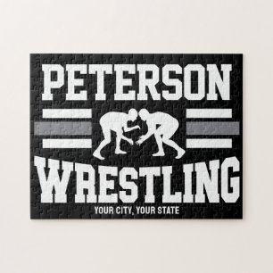 Puzzle Wrestler AJOUTER LE NOM École Athlète Équipe de lu