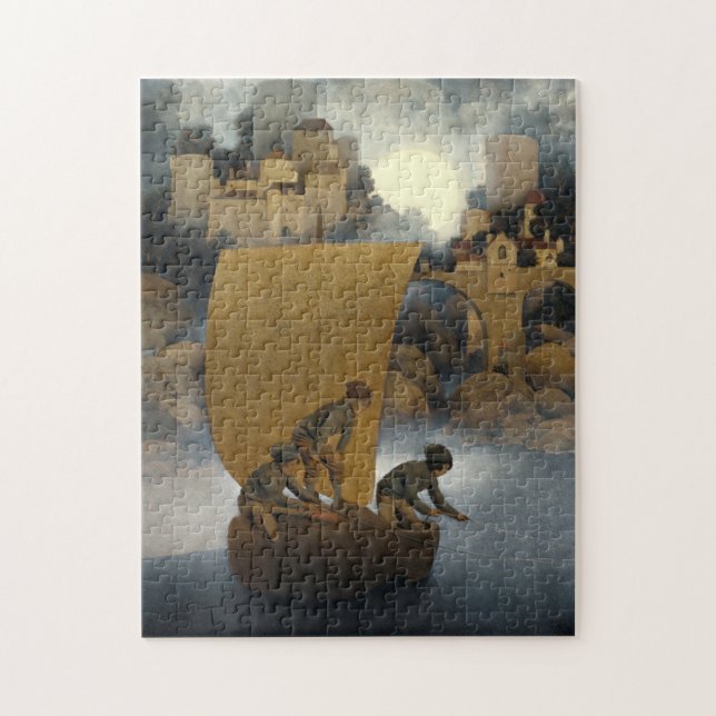 Puzzle Wynken, Blynken et Nod par Maxfield Parrish 1902 (Vertical)