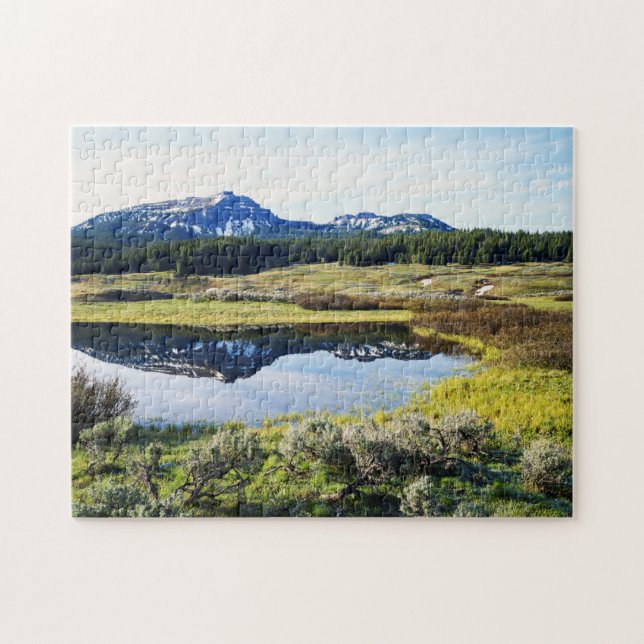 Puzzle Wyoming, Montagnes Rocheuses, Un pic de montagne (Horizontal)