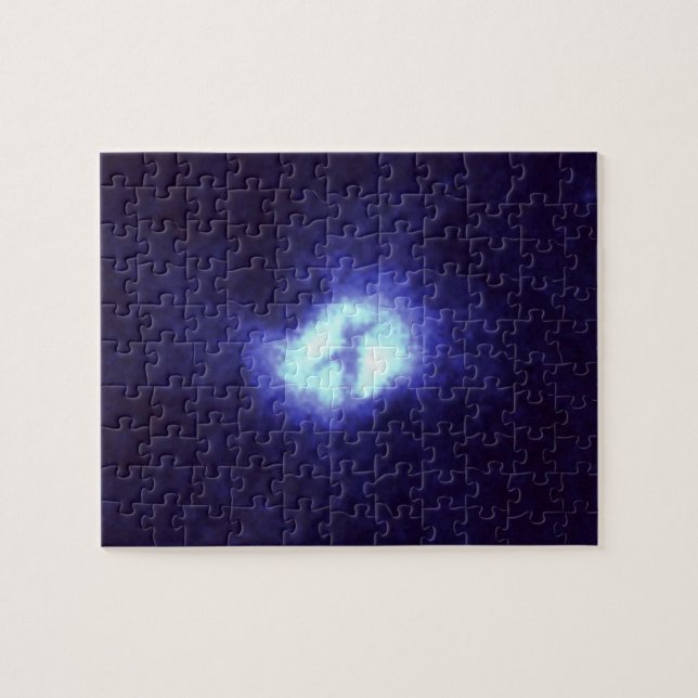 Puzzle X dans la galaxie M51 de tourbillon (Horizontal)