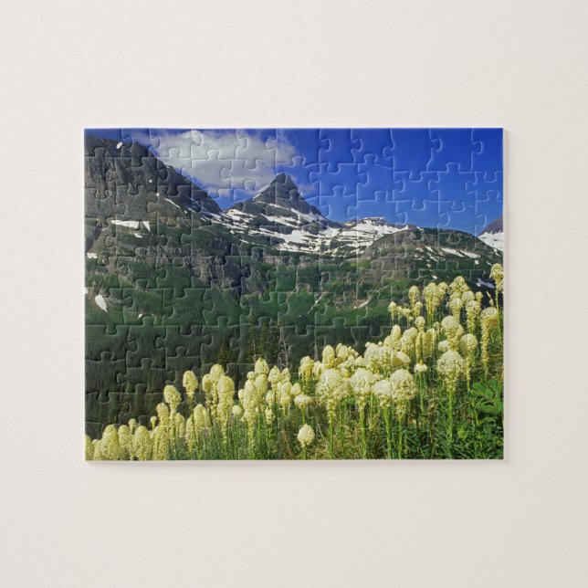 Puzzle Xerophyllum à Logan Pass dans le parc national de  (Horizontal)