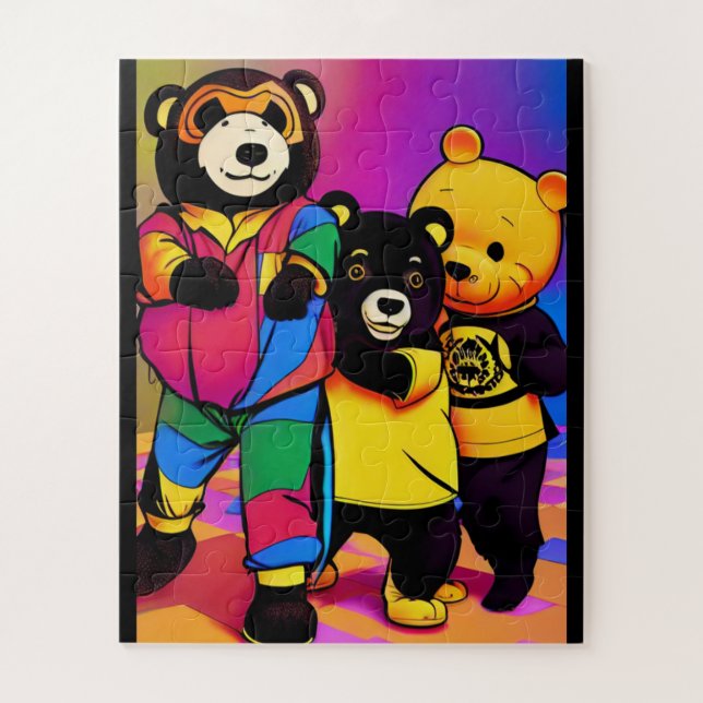 Puzzle Xi Jinping à la fête des enfants (Vertical)