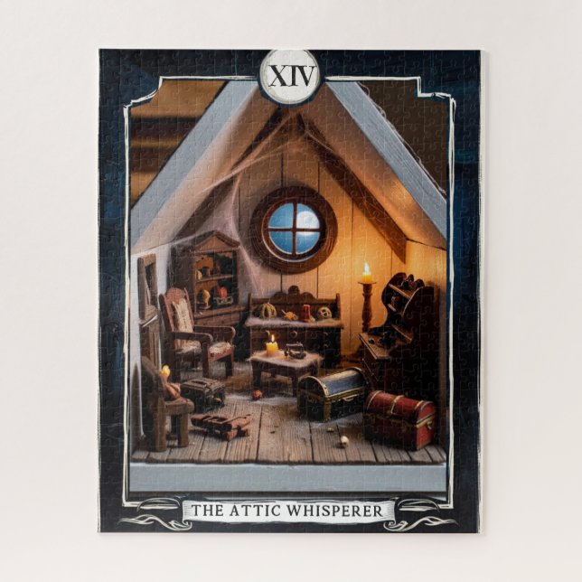 Puzzle XIV Le Whisperer du grenier - Hush Now, Tarot (Vertical)