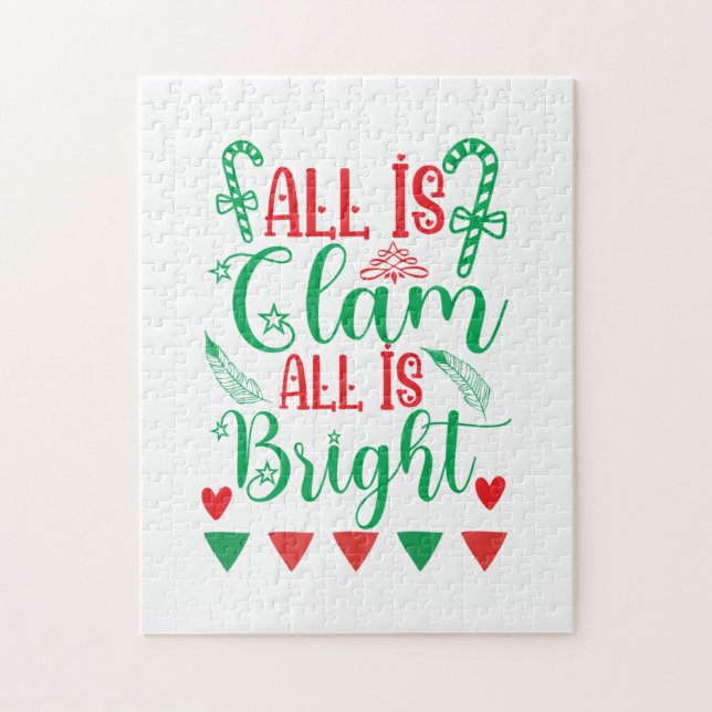 Puzzle Xmas Art All Is Bright (Vertical)