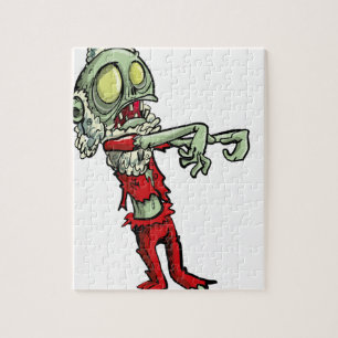 Puzzle xmas zombie santa claus