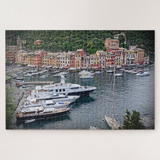 Puzzle Yachts de Portofino - l'Italie - 20x30 - PC 1014 (Horizontal)