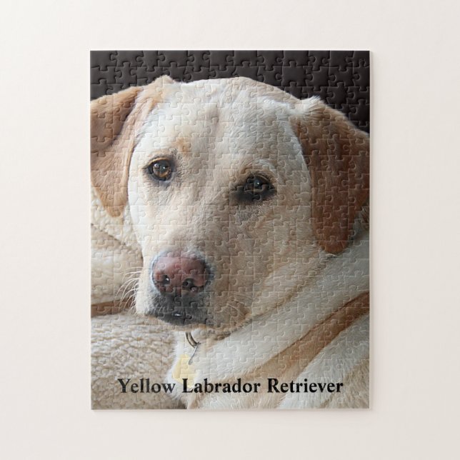 Puzzle Yellow Labrador Retriever (Vertical)