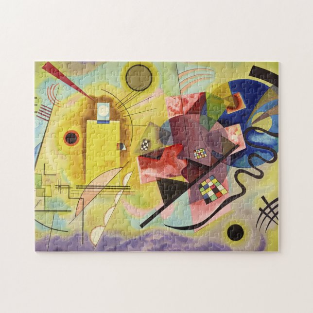 Puzzle Yellow-Red-Blue, 1925 by Wassily Kandinsky (Horizontal)