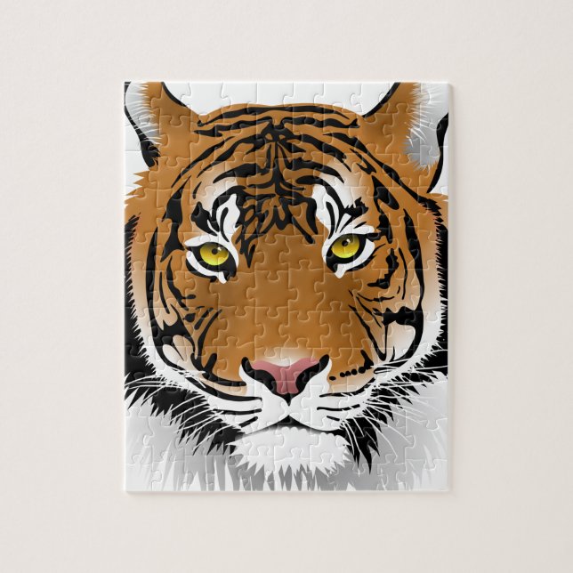 Puzzle Yeux de tigre (Vertical)