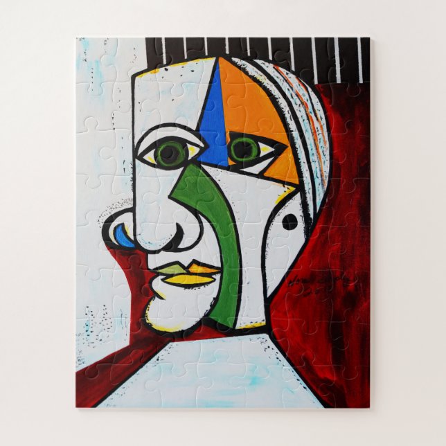PUZZLE YEUX VERTS (Vertical)