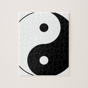 Puzzle Yin et yang (yin-yang, yin yang, 陰 陽).