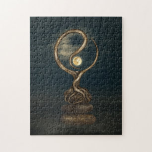 Puzzle Yin Yang Tree Moonlight Zen