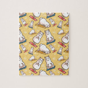 Puzzle Yoga Llama Folie